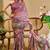 Burgundy cotton blend floral print saree with blouse