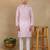 Pink linen fabric kurta payjama