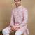 Pink linen fabric kurta payjama