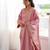 Pink glass roman silk blend kurta farshi shalwar set