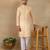 Yellow linen fabric kurta payjama