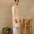 Yellow linen fabric kurta payjama