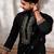 Black embroidered fancy kurta payjama for men