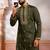 Mahendi embroidered fancy kurta payjama for men