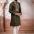 Mahendi embroidered fancy kurta payjama for men