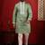 Pista embroidered fancy kurta payjama for men