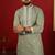 Pista embroidered fancy kurta payjama for men