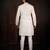 White jacquard work ethnic festive traditional attire for men