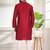 Maroon jacquard work ethnic festive traditional attire for men