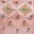 Light pink & sand beige printed andhra cotton saree with running blouse