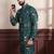 Green printed ethnic kurta payjama for looks