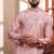Pink printed ethnic kurta payjama for looks