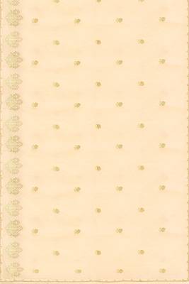Vanilla cream & olive green andhra cotton saree with running blouse 5