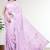 Mauve/orchid blush pink & antique gold andhra cotton saree with running blouse