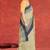 Natural sand brown & slate grey bengal tant saree without blouse