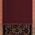 Royal merlot & burnished gold pochampally ikat cotton saree with running blouse