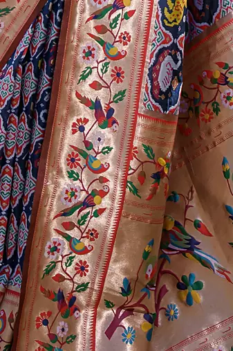 Woven Design Zari Paithani Saree