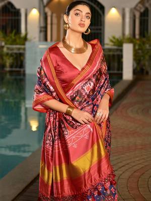 Woven Design Zari Patola Saree 5