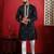 Black embroidered kurta payjama for mens' traditional looks