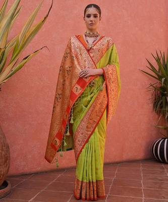 Woven Design Zari Paithani Saree 2