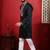 Black embroidered kurta payjama for mens' traditional looks