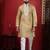 Chikoo embroidered kurta payjama for mens' traditional looks