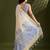 Self Checks Muga Saree with Kalamkari Border and Zari Woven Detail