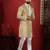 Chikoo embroidered kurta payjama for mens' traditional looks