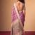 Checked Zari Jute Silk Fusion Tussar Saree