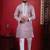Pink embroidered kurta payjama for mens' traditional looks