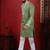 Pista embroidered kurta payjama for mens' traditional looks