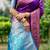 Ethnic Motifs Woven Design Zari Banarasi Saree