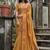 Canary Yellow Woven Design Linen Silk Zari Butti Weaves Saree