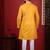 Yellow embroidered kurta payjama for mens' traditional looks