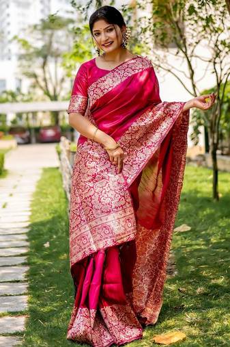 Zari Bhagalpuri Saree