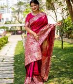 Zari Bhagalpuri Saree