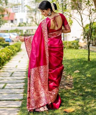 Zari Bhagalpuri Saree 2
