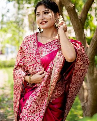 Zari Bhagalpuri Saree 3