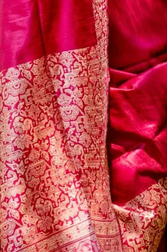 Zari Bhagalpuri Saree
