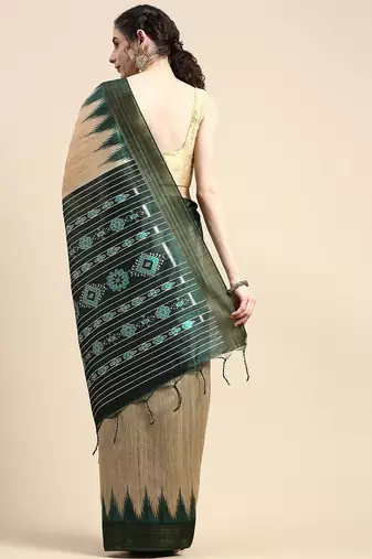 Solid Silk Cotton Saree