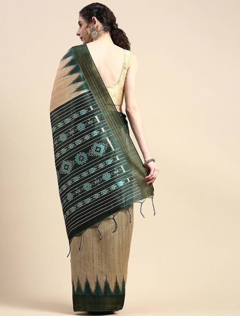 Solid Silk Cotton Saree