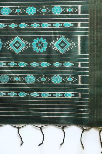Solid Silk Cotton Saree