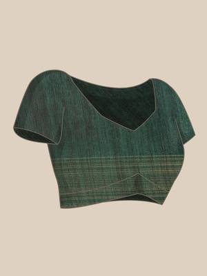 Solid Silk Cotton Saree 7