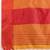 Solid Contrast Temple Border Raw Silk Saree with Striped Zari Woven Detail