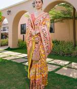 Ethnic Motifs Zari Art Silk Paithani Saree
