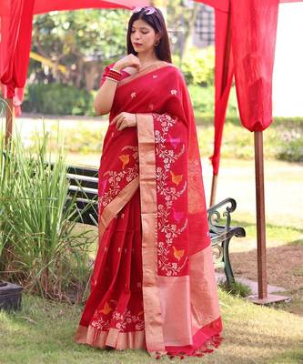Kalamkari Zari Silk Blend Mysore Silk Saree 1