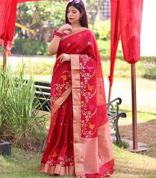 Kalamkari Zari Silk Blend Mysore Silk Saree