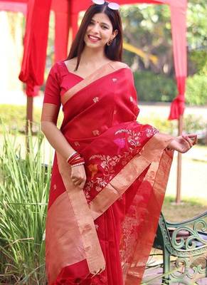 Kalamkari Zari Silk Blend Mysore Silk Saree 3