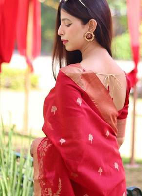 Kalamkari Zari Silk Blend Mysore Silk Saree 4