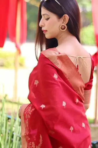 Kalamkari Zari Silk Blend Mysore Silk Saree